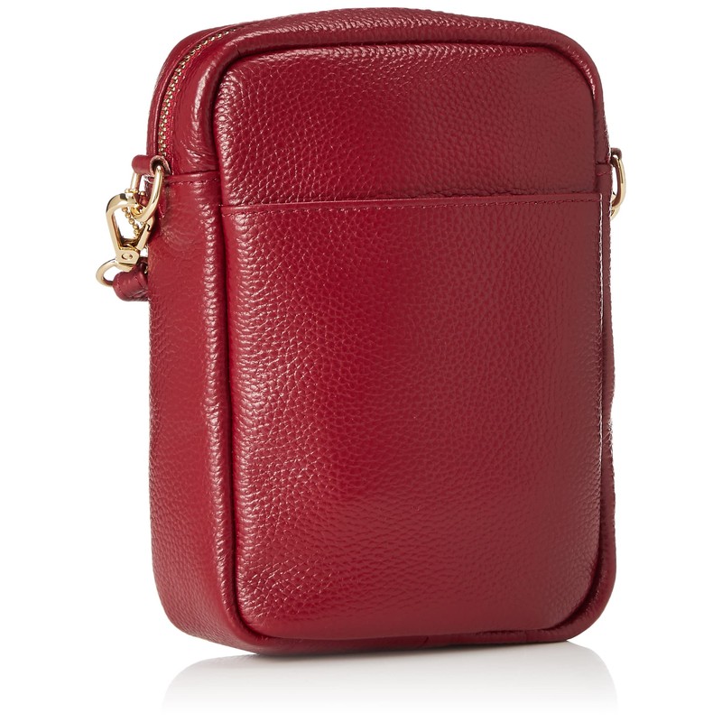 Kuko 2313111303 Shoulder Bag, Shrink Leather, Vertical Mini Shoulder Bag,