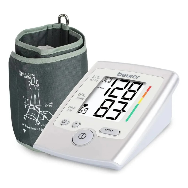 Monitor De Presin Arterial De Brazo Automtico Bm35 Beurer Gris