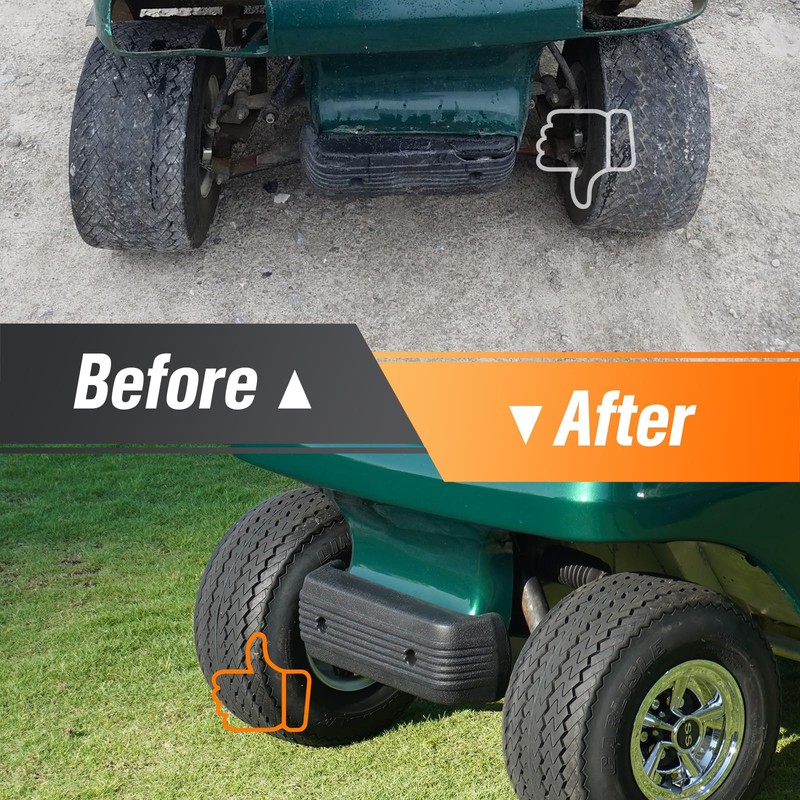 GODCTSUP Club Car Front Bumper with Bolts, Fits Club Car