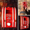 Retro Doorbell Pull Station Doorbell Commemorative Medal Gift for Firefighters