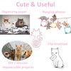 Cat Jumbo Paper Clips (2 Inch, 10 Pcs Pink Paperclips)