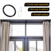 70 x Plastic Rings with Folding Hooks, Plastic Curtain Rings