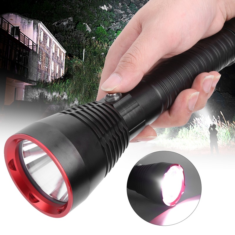 Portable LED Diving Flashlight Underwater Lighting IPX8 Waterproof Light Electric