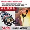 SPRI Braided Xertube Resistance Band Exercise Cords, Medium (Level 3)