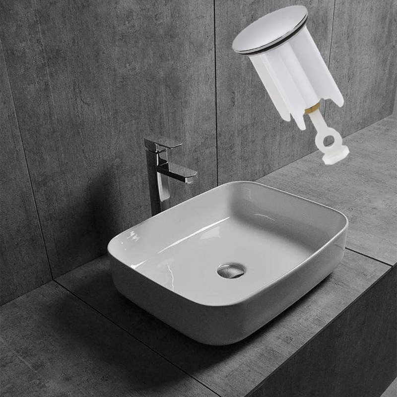 Universal Sink Plug, 40 mm Drain Plug, Height Adjustable, Made