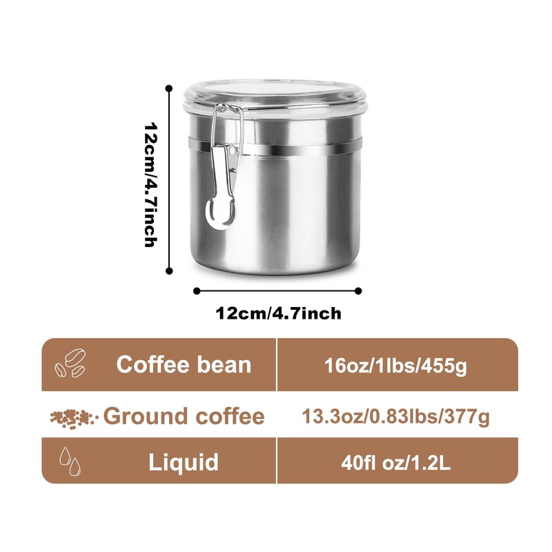 Walktosun Stainless Steel Food Container with Clear Lids Airtight Storage