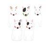 Greeting Life Memo Animal Die Cut Bull Terrier ETN-111