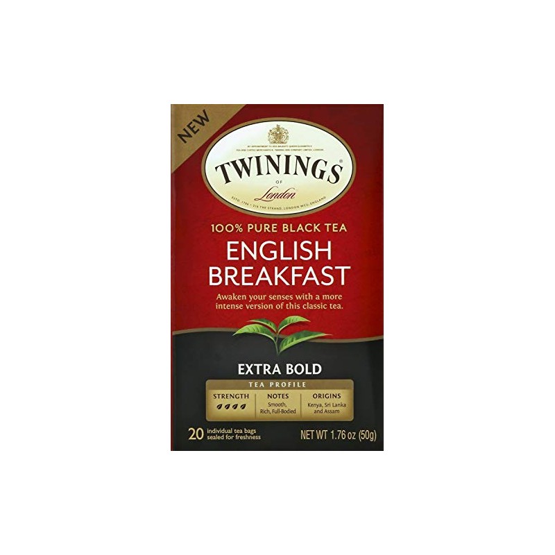 TWINING TEA TEA ENGL BRKFST EXTR BOLD 20 BG