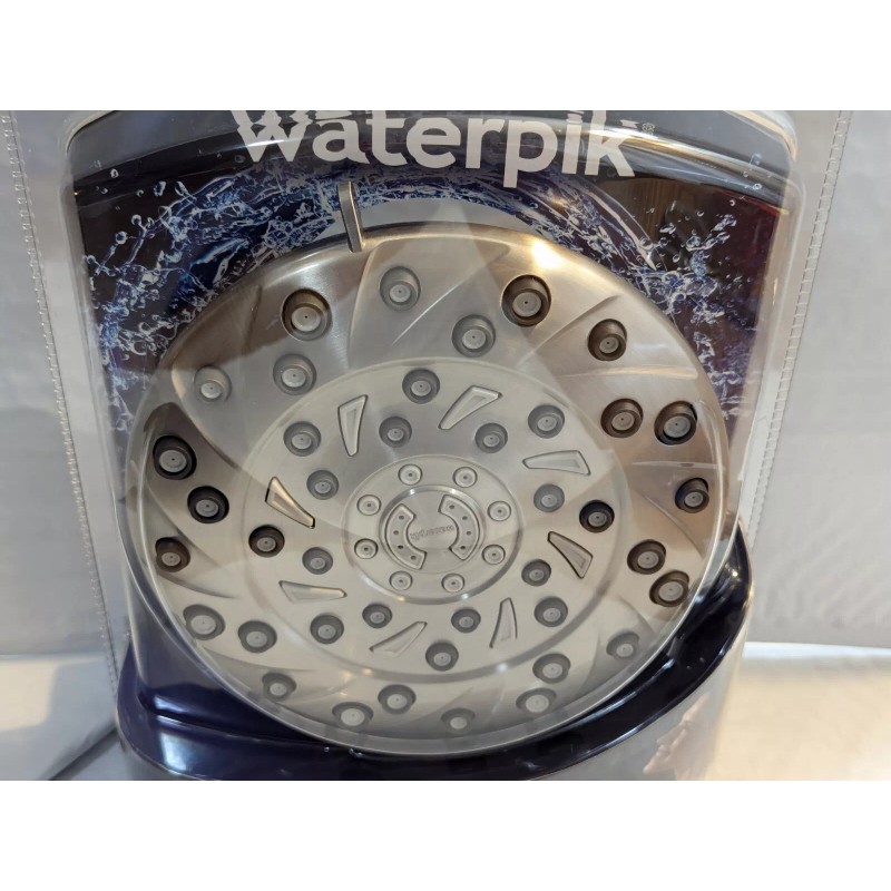 Waterpik 6-Spray 7" RainFall+ Wall Mount Fixed Adjustable Shower Head