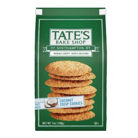 Tate's Bake Shop 🟢 New Tate's Bake Shop Crispy COCONUT CRISP CRUNCHY Baked Cookies 7oz