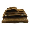 Sankyo Corporation DBLTACT Suede Genuine Leather Nail Bag 2-Tier Brown