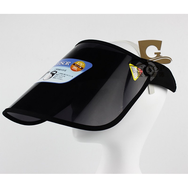 Firmly UV Protection, Wide Brim Sun Visor with Drawstring, Wide