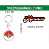 daged Monaco Key Fob Metal Key Ring 3D Effect +