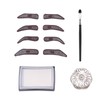Eyebrow Makeup Waterproof Definition Brow Stencil Stamp Tattoo Cosmetic Tool