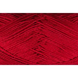 Premium Cotton Yarn from Peru, 100% Soft Cotton for Yarns - 3.53 Oz (100g) 328 Yards - Red Yarn, Maullin.