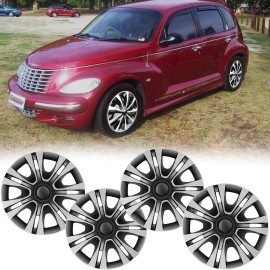 DREAMIZER 15" Wheel Cover Hub Caps Clip Vehicle Tire Caps For Chrysler PT Cruiser Pre-2000
