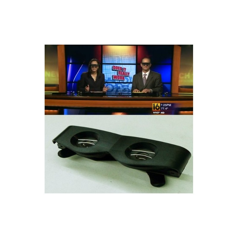 IMISS Binoculars Zoomies 300% magnification Hands-free Magnifiers Glasses Telescope Magnascope