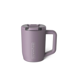 BrüMate Müv - Taza de café aislada 15 onzas, 100% a prueba de fugas, con asa y tapa, taza de café de acero inoxidable, taza de café de doble pared (Lila Dusk)