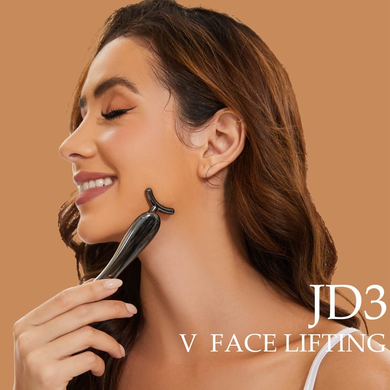 Face Roller Jade Face Roller Eye Massager, Anti-Ageing Face Massager