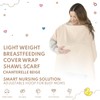 Nursing Cover for Breastfeeding Privacy Protection Breathable Cotton Multi Use