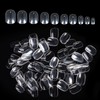 600 PCS Children False Nails, 10 Sizes Clear False Nails
