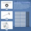 22pcs Garage Door Hinge Quiet Roller Sleeves and 22pcs Roller