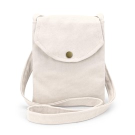 Energather Ultralight Mini Crossbody Bags, Canvas Crossbody Phone Bag Small Crossbody Bag for Women and Girls, Compact Women's Cross-Body Bags for Shopping, Travel, Walk (beige)