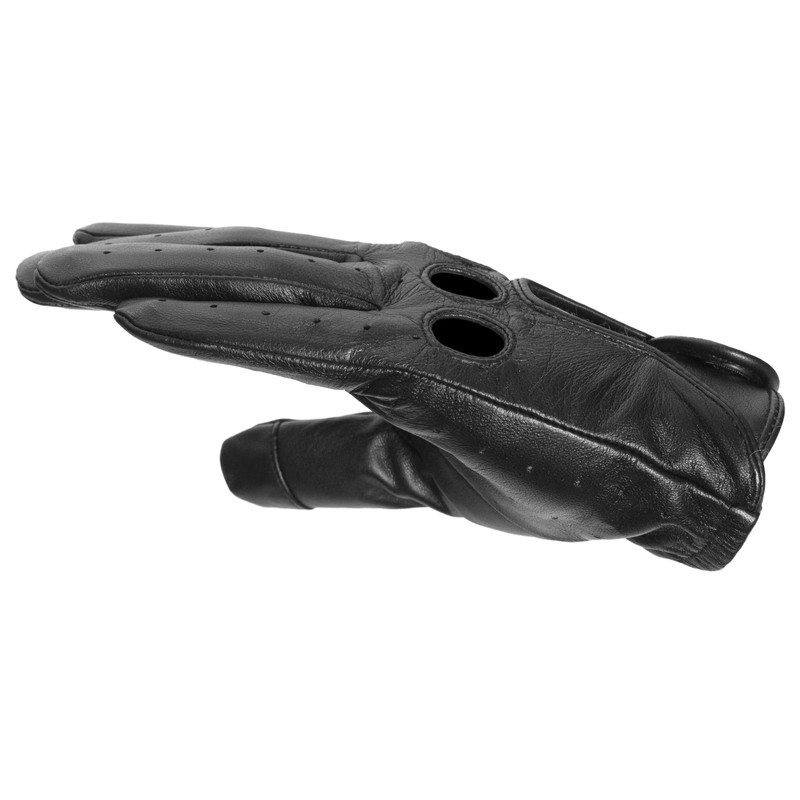Pratt and Hart Momentum Men's Touchscreen Leather Driving Gloves Size