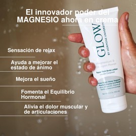 Glow Botanica Glow Botanica - Magnesium Lotion with Collagen - Magnesium Cream - Bedtime Routine Sleep Lotion - The Highest Concentration of Genuine Zechstein Magnesium Chloride - 5.3Oz