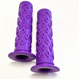 Specialized Replacement Bike Grips, for Beach Cruiser Razor Scooter Foldable Mountain Bicycle Tricycle BMX MTB (Purple)