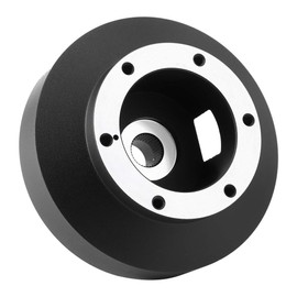 SRK-105H Steering Wheel Adapter, Sturdy Billet Aluminum Hub with Double Drilled Boss Kit, Fit for/WRX STI 2008-2014, Premium Material, Wear-Resistant, Quick Install