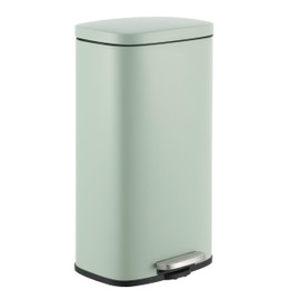 happimess happimess HPM1011H Curtis 8-Gallon Step-Open Trash Can, Fingerprint Resistant, Modern, Minimalistic for Home, Kitchen, Laundry Room, Office, Bedroom, Bathroom, Pistachio Gelato