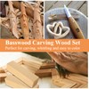 Acrux7 2 Pack Basswood Carving Blocks 10 x 3 x