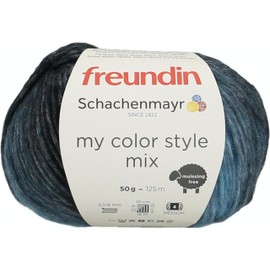 Schachenmayr My Color Style Mix, 50 g Ocean Hand Knitting Yarn