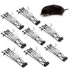 8 Pack Mole Gopher Traps for Outdoor Lawn and Garden,