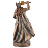 Miniature Figurine Germanic God Thor Bronze Hand-Painted by Veronese
