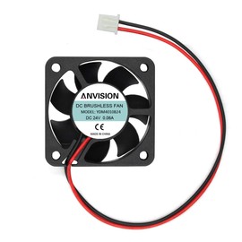 Anvision YDM4010B24 24V 40mm Dual Bearing Cooling Fan