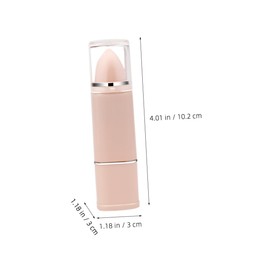 Baluue 2 in 1 Makeup Brush Portable Retractable Makeup Brush 2 in 1 Cosmetic Brush Makeup Brush for Face Blush Foundation Brush Makeup Brush for Foundation Makeup Brush for Travel