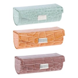 Lápiz Labial De Cuero, Verde Grisáceo Y Marrón Y Naranja