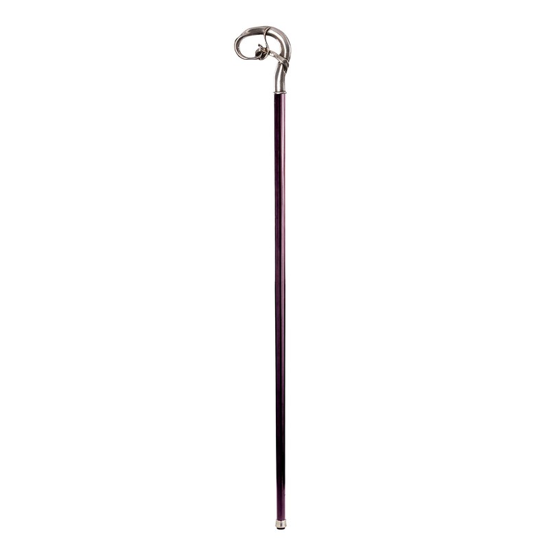 Design Toscano Nouveau Knot Walking Stick, 35 Inch, Pewter Handle