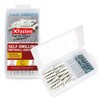 XFasten Plastic Self Drilling Drywall Anchors with Screws Kit (100