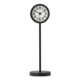 Muji MJ-PCMB2 44275757 Park Clock, Mini, Black, Width 2.2 x Depth 2.2 x Height 7.2 inches (55 x 55 x 182 mm)