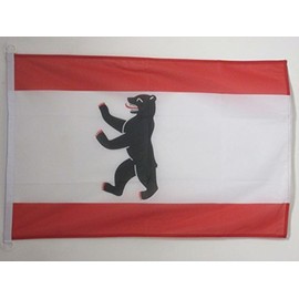 AZ FLAG Berlin NAUTICAL Flag 18'' x 12'' - Germany - German region of Berlin flags 30 x 45 cm - Banner 12x18 in for boat