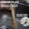 ORIGEENS Matcha Bamboo Broom with Long Handle - Small Traditional