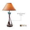 BLACK FOREST DECOR Southwest Arrow Table Lamp – Rustic 26"