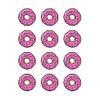 Donut Design Edible Image Cupcake Toppers For 2 Inch Cupcakes