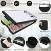 Meiikun Small Clipboard with Storage, A5 Clipboards with Pen Holder,