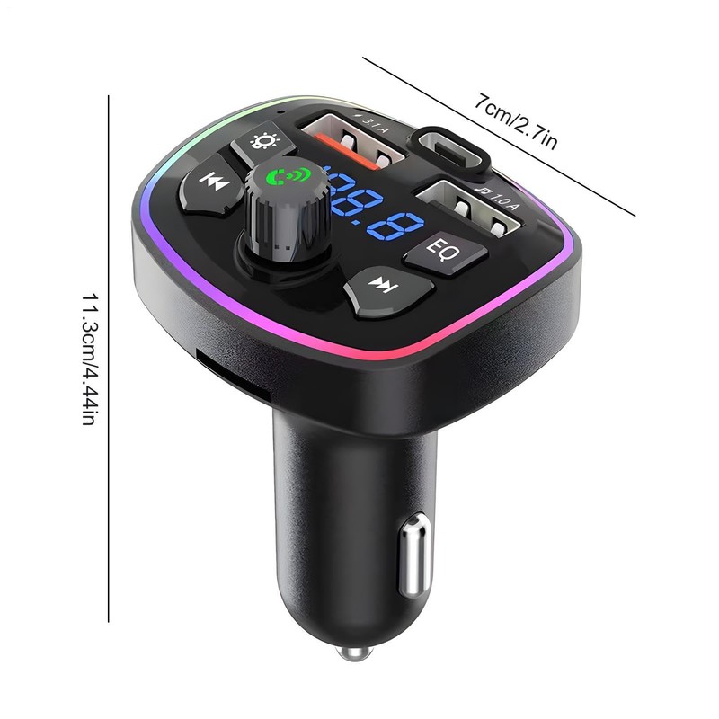 Transmitter for Car - Wireless Car Music Connector FM Radio