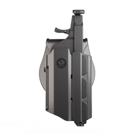 Orpaz T40 Duty Holster with Light Universal Holster for Gun with Laser Mounted Light and Optics, Medium Pistol Lights, Paddle Attachment