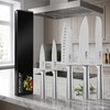 Silver Kitchen Knife Set of 5 - Satin Finish Blade